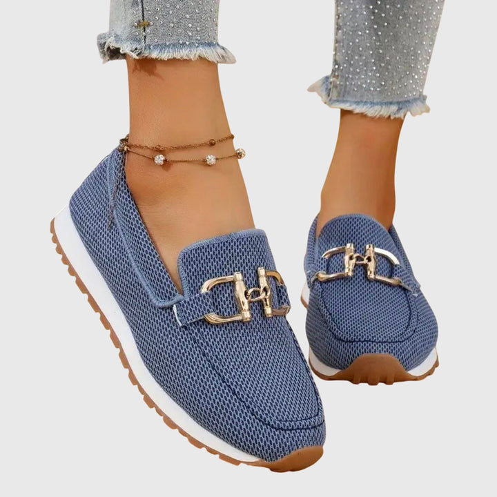 Sienna | Women's Knit Horsebit Flatform Loafers