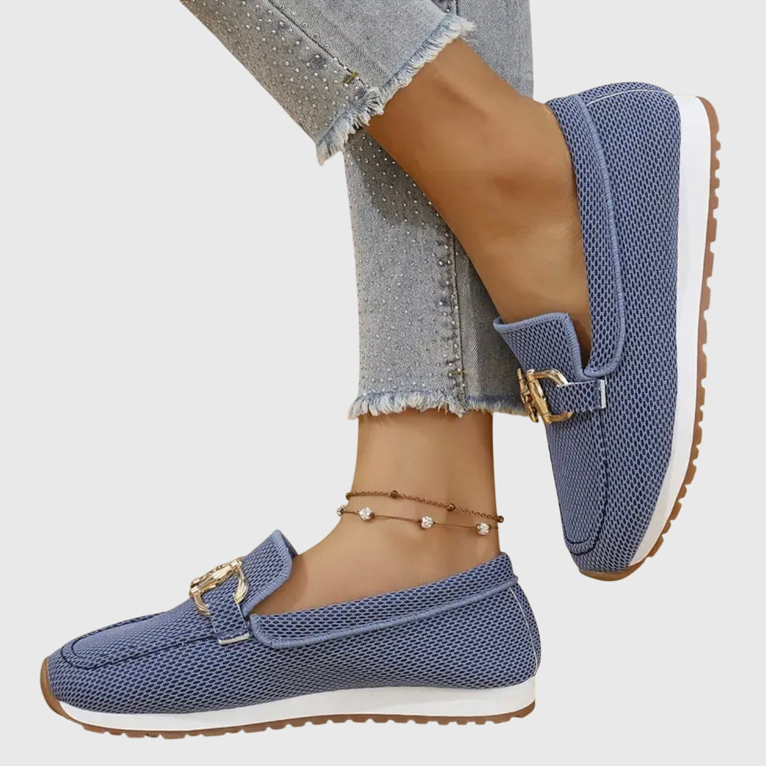 Sienna | Women's Knit Horsebit Flatform Loafers
