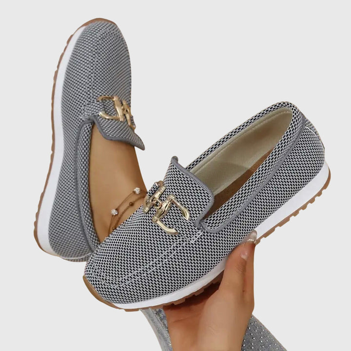 Sienna | Women's Knit Horsebit Flatform Loafers