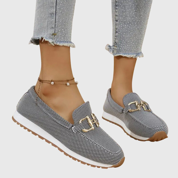 Sienna | Women's Knit Horsebit Flatform Loafers