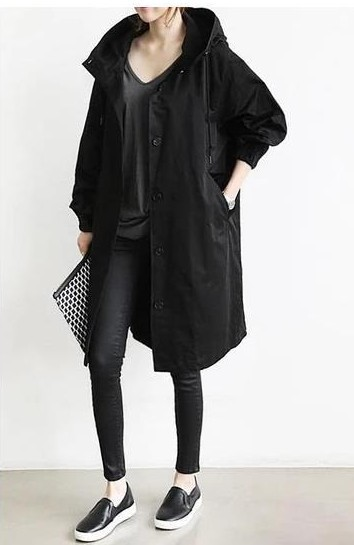Marlowe | Women's Relaxed-Fit Hooded Long Coat
