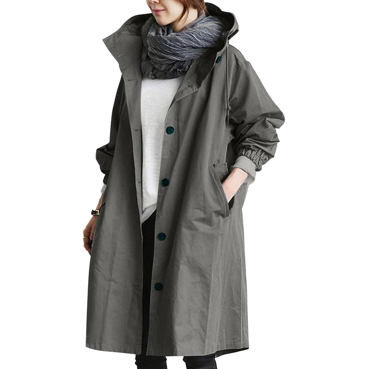Marlowe | Women's Relaxed-Fit Hooded Long Coat