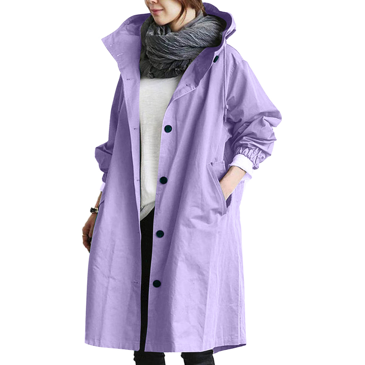 Marlowe | Women's Relaxed-Fit Hooded Long Coat
