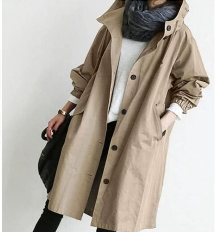 Marlowe | Women's Relaxed-Fit Hooded Long Coat