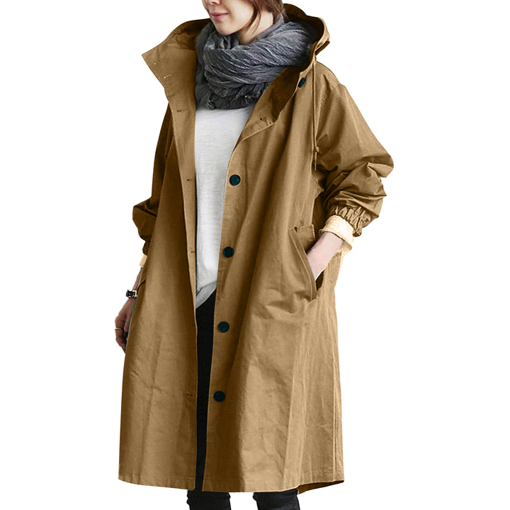 Marlowe | Women's Relaxed-Fit Hooded Long Coat