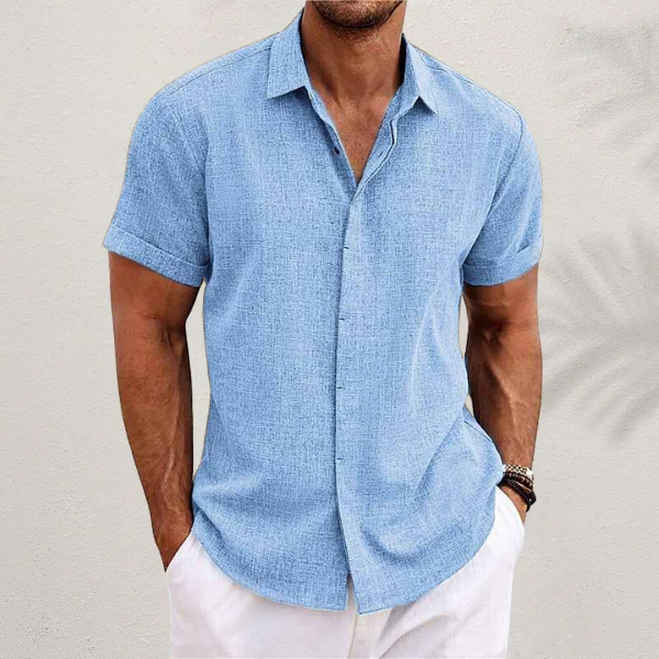Weston | Men's Lightweight Casual Shirt – Soft Textured Design