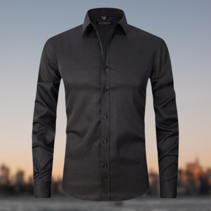 Sterling | Slim Fit Contrast Button Mens Smart Casual Shirt