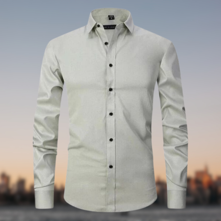 Sterling | Slim Fit Contrast Button Mens Smart Casual Shirt