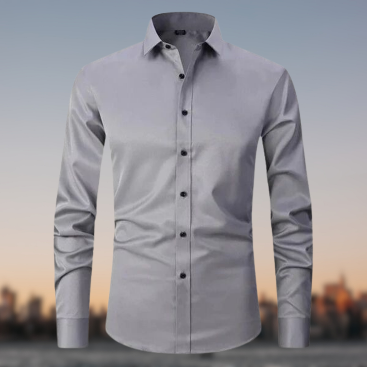 Sterling | Slim Fit Contrast Button Mens Smart Casual Shirt