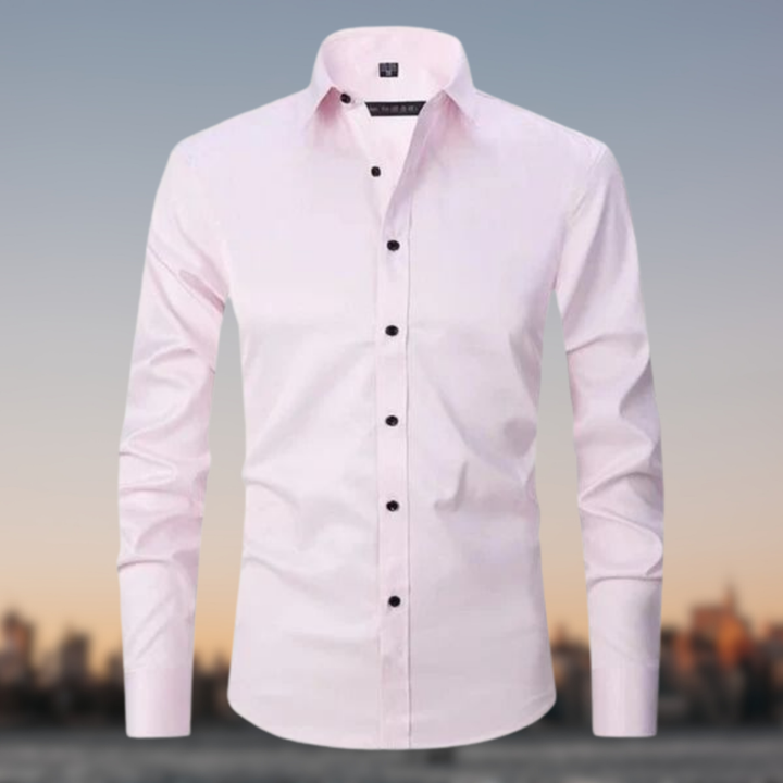 Sterling | Slim Fit Contrast Button Mens Smart Casual Shirt