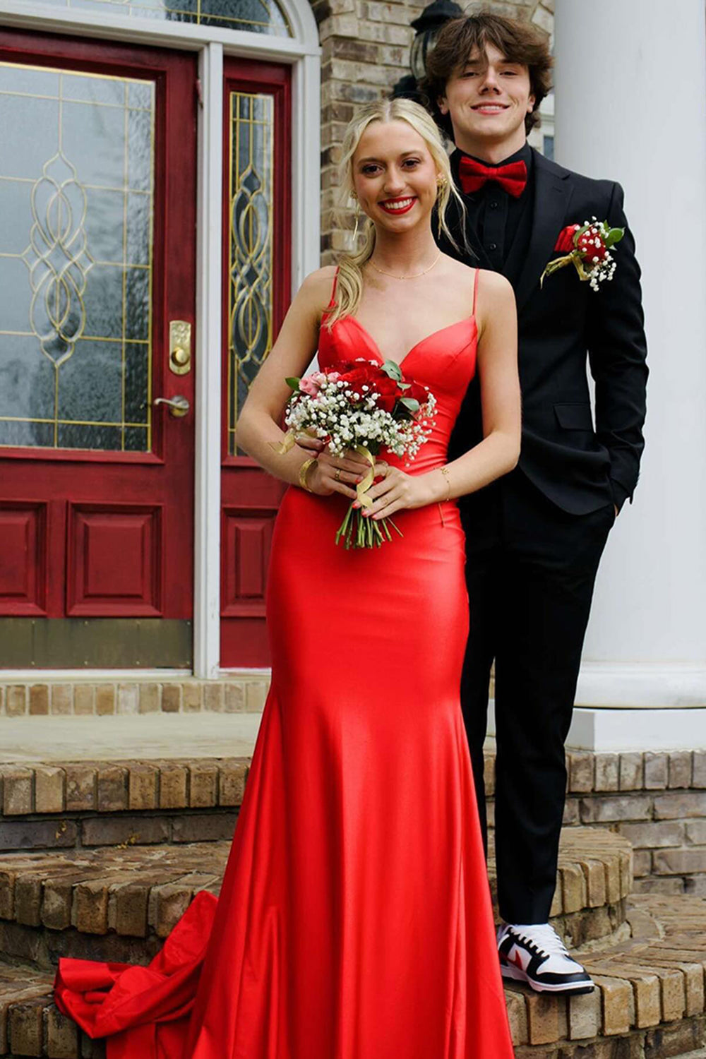 Seraphina | V-Neck Spaghetti Strap Mermaid Wedding Guest Dress