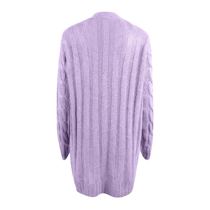 Brennan | Cable Knit Button-Down Pocket Women's Cardigans