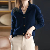 Odessa | Notch Collar Cashmere-Feel Women's Cardigans