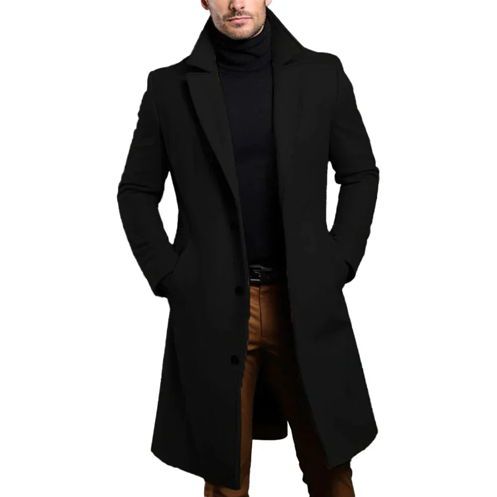 Ashford | Men's Formal Slim-Fit Long Coat