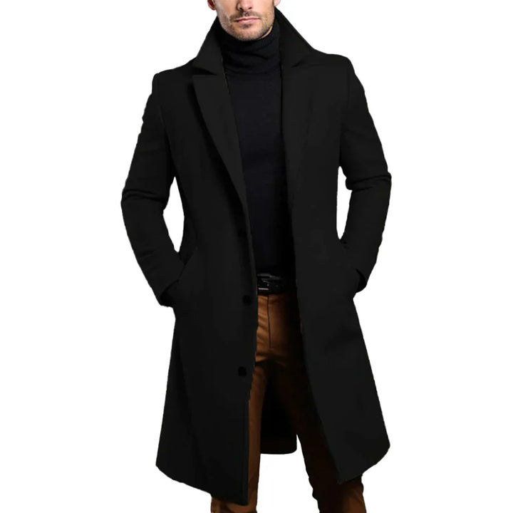 Ashford | Men's Formal Slim-Fit Long Coat