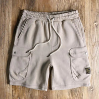 Preston | Men's Cargo Shorts – Snap-Button Knit Pocket Design