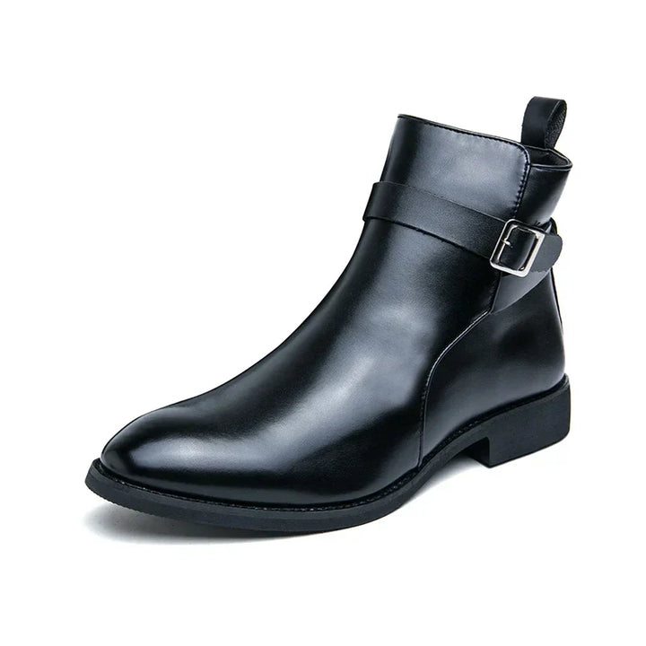 Dante | Men's Chelsea Boots Zip Buckle Dress Ankle