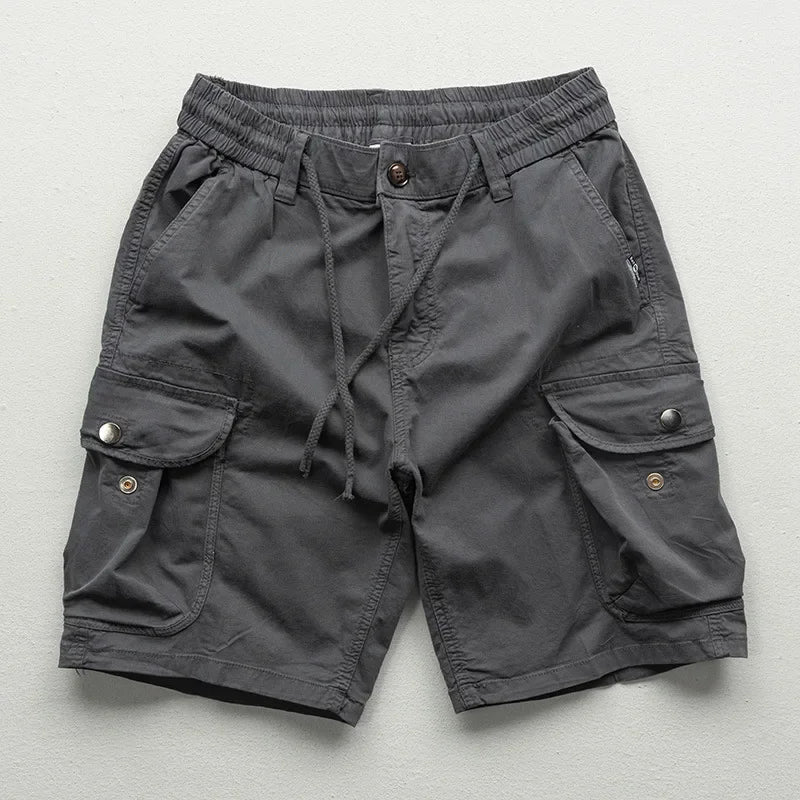 Kaeden | Men's Cargo Shorts – Relaxed Fit Drawstring Design
