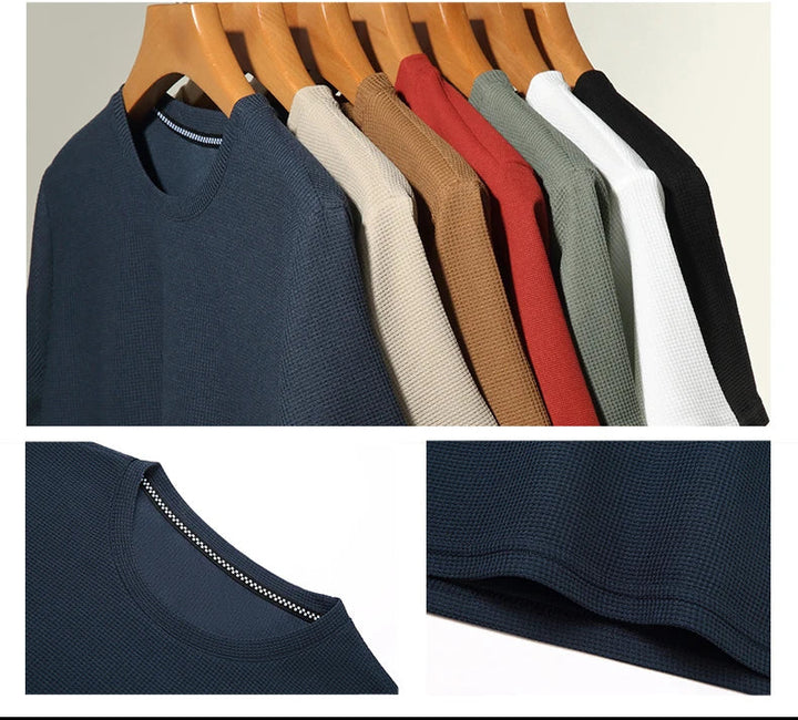 Terrain | Waffle Knit Crew Neck T-Shirt