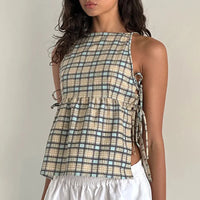 Elowyn | Women's Bow-Tie Tank Top – Adjustable Strap Design