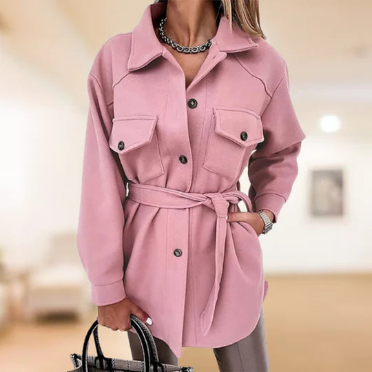 Harlow | Women's Belted Casual Trenchcoat