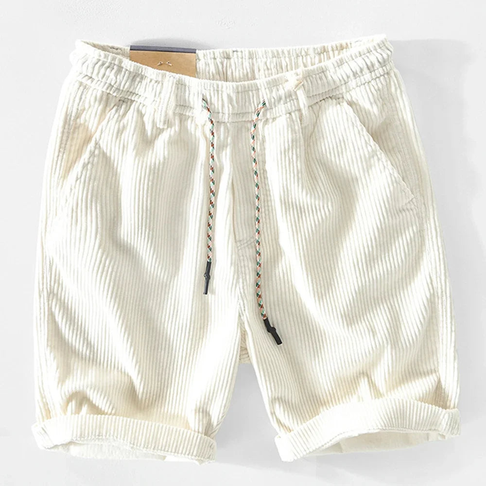 Cord | Corduroy Drawstring Relaxed Mens Short
