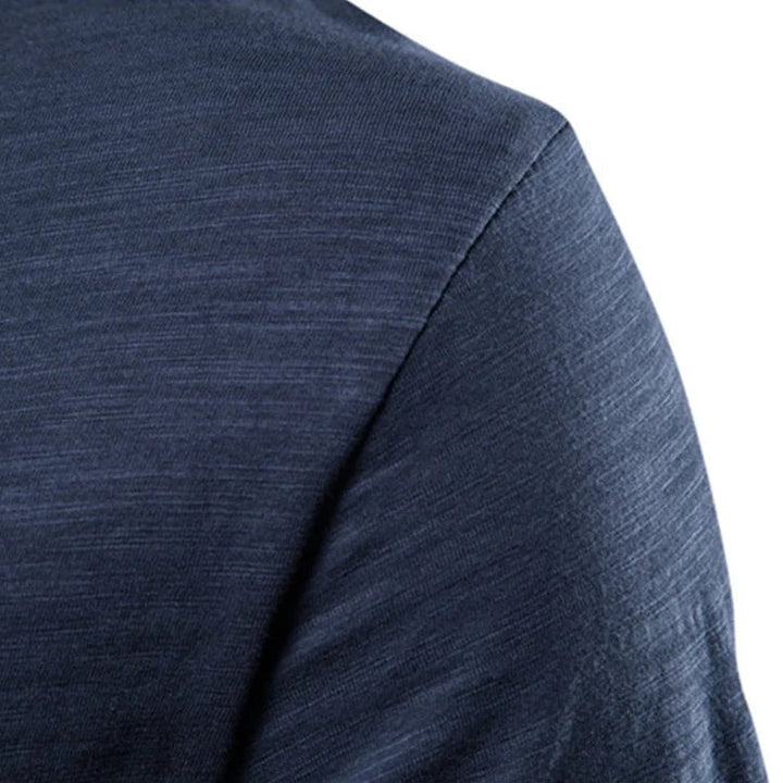Riviera | Raw Edge Scoop Neck Men's T-Shirt