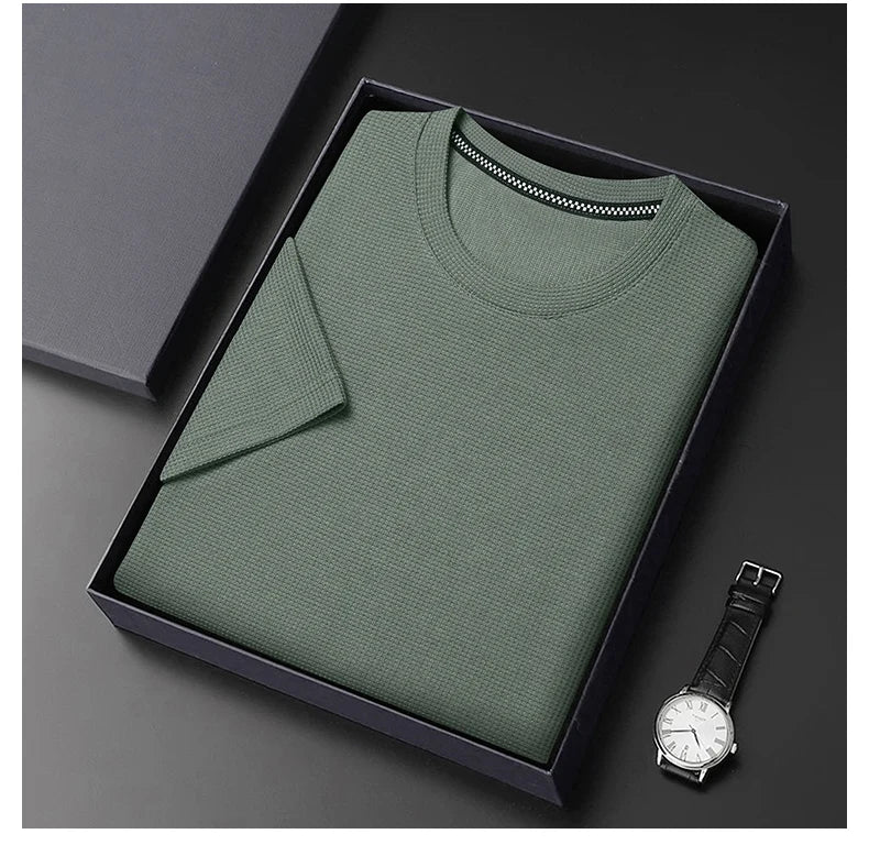 Terrain | Waffle Knit Crew Neck T-Shirt