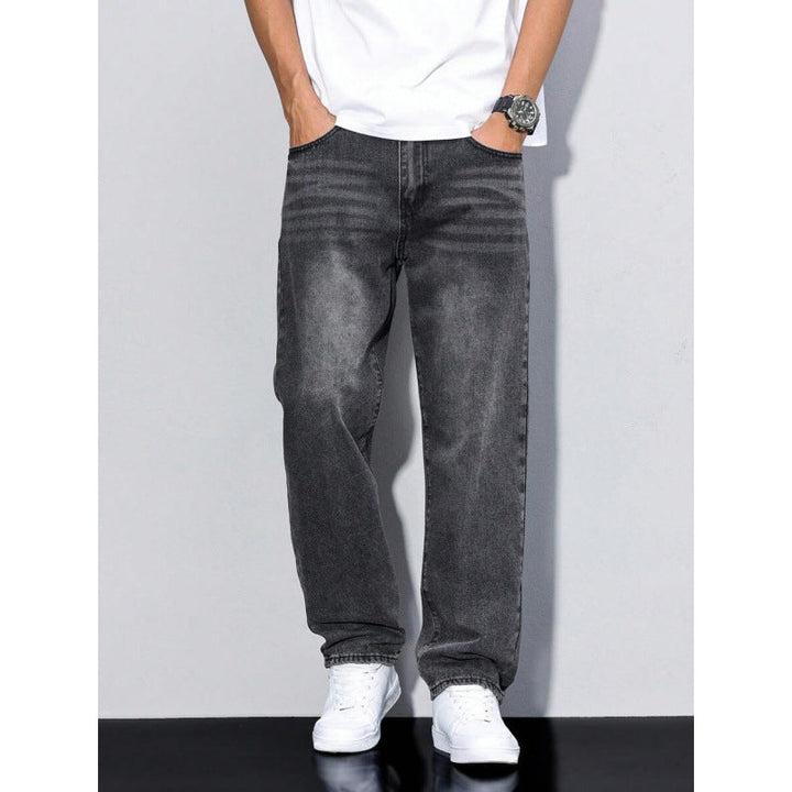 Axel | Men's Jeans Relaxed Fit Washed Straight Leg
