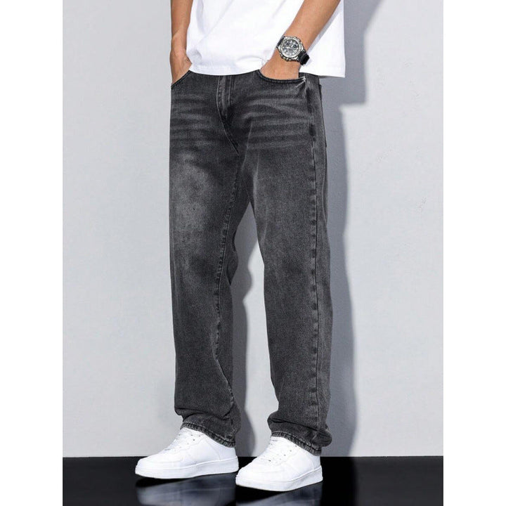 Axel | Men's Jeans Relaxed Fit Washed Straight Leg