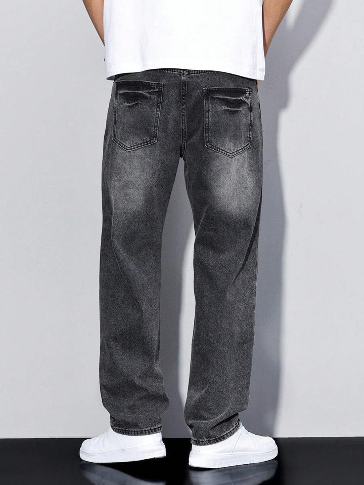 Axel | Men's Jeans Relaxed Fit Washed Straight Leg