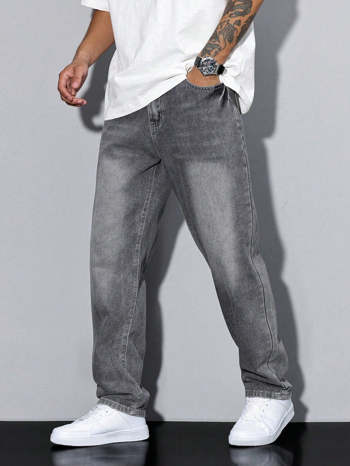 Axel | Men's Jeans Relaxed Fit Washed Straight Leg