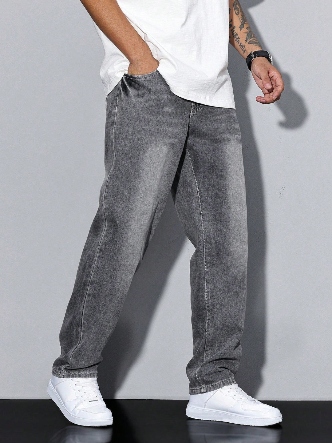 Axel | Men's Jeans Relaxed Fit Washed Straight Leg