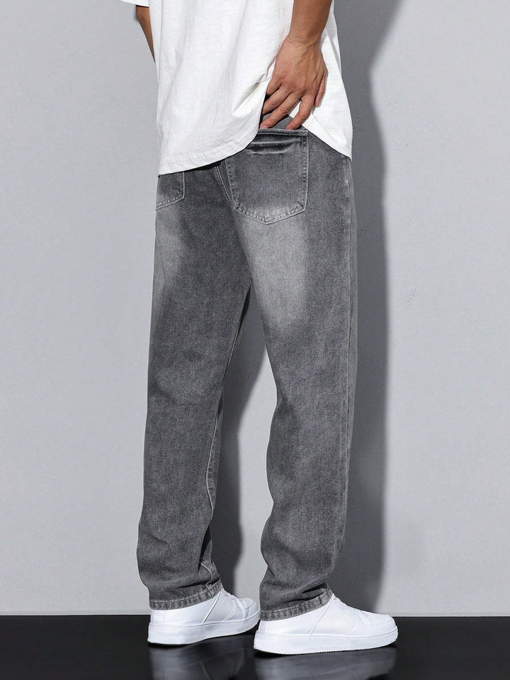 Axel | Men's Jeans Relaxed Fit Washed Straight Leg