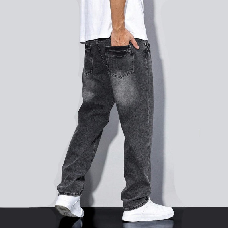 Axel | Men's Jeans Relaxed Fit Washed Straight Leg