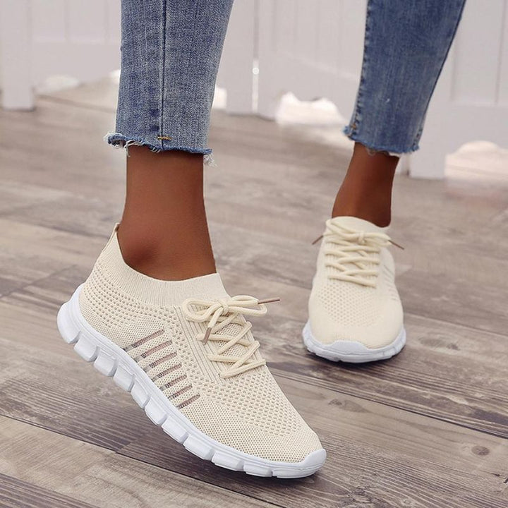 Novara | Women's Canvas Casual Sneakers – Everyday Lace-Up Design