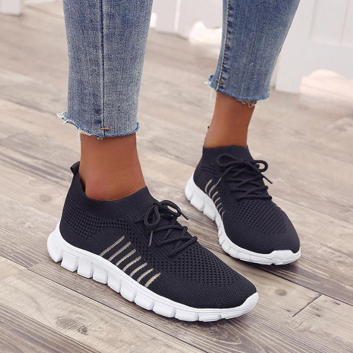 Novara | Women's Canvas Casual Sneakers – Everyday Lace-Up Design