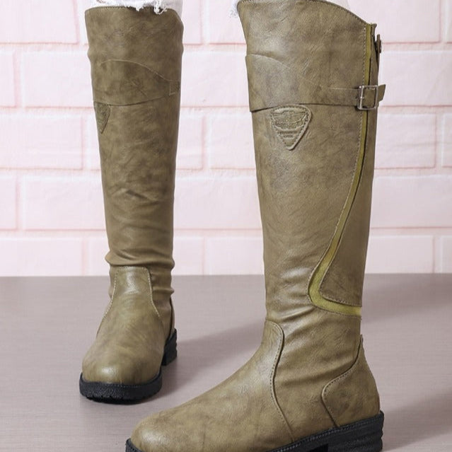 Ridley | Women's Knee High Boots Equestrian Style