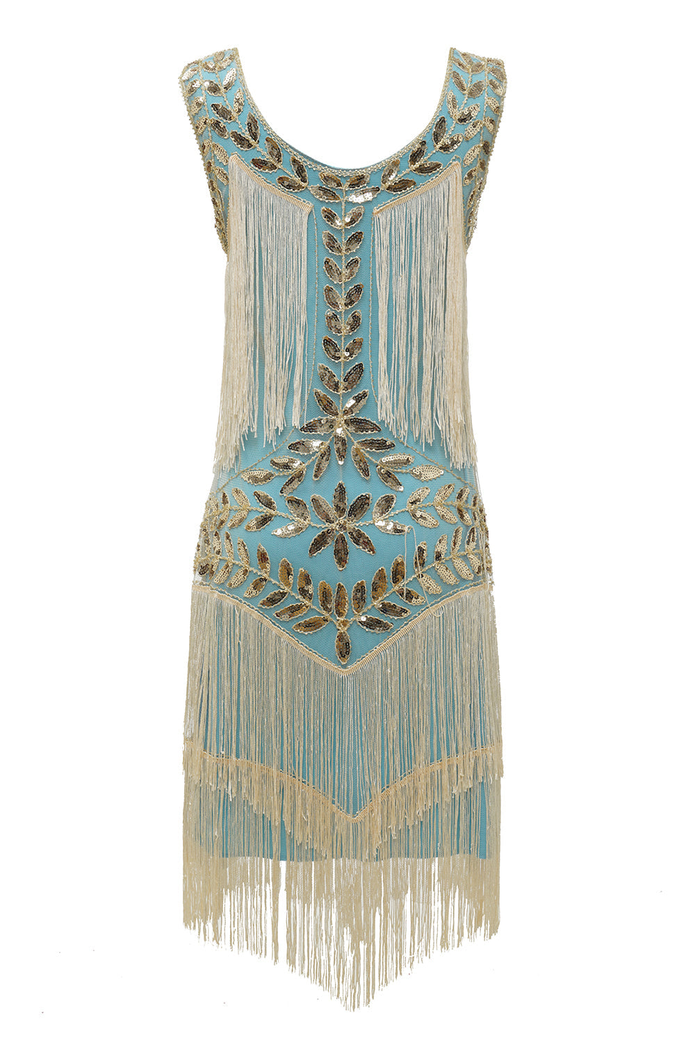 Gatsby | Sequin Embellished Tiered Fringe Wedding Guest Dress