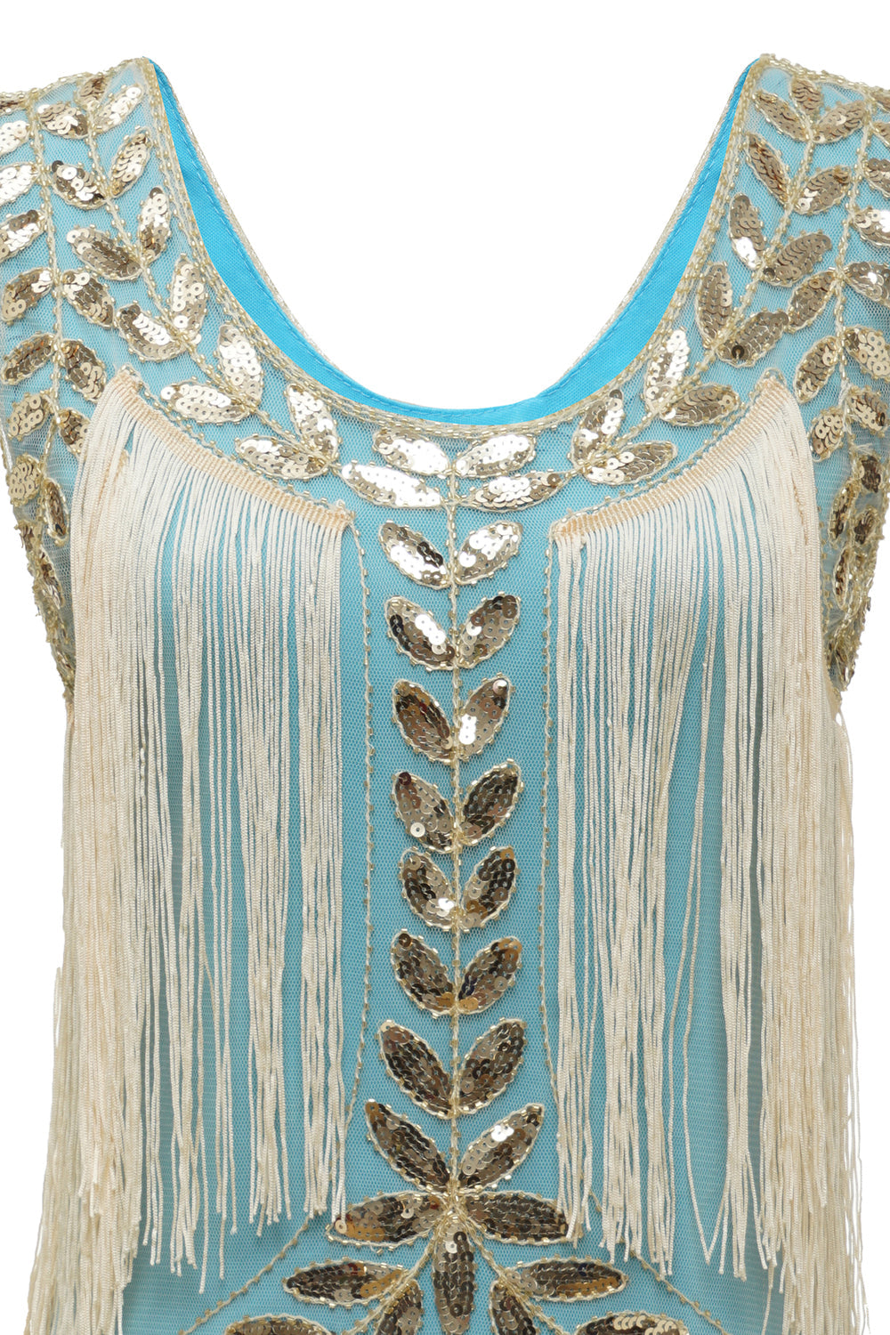 Gatsby | Sequin Embellished Tiered Fringe Wedding Guest Dress