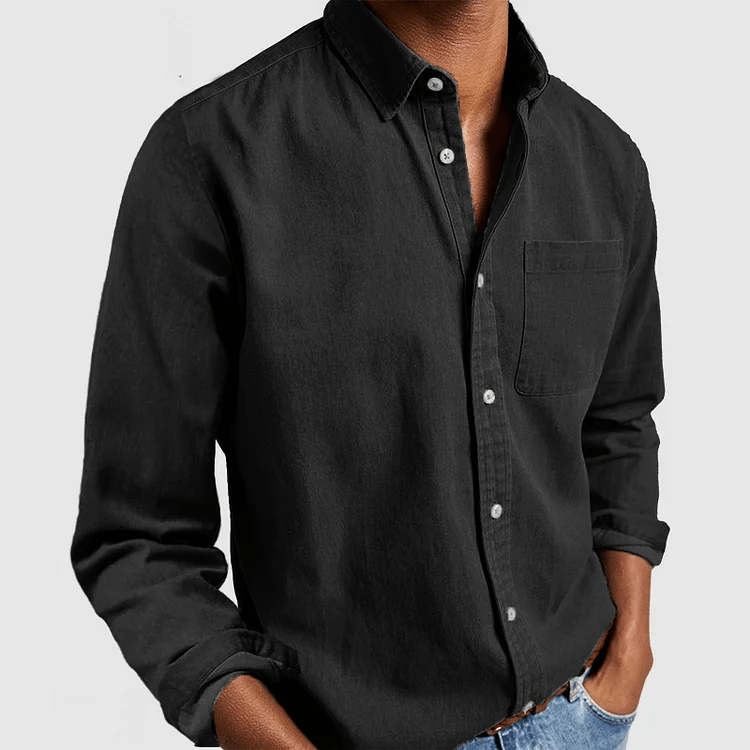 Alex | Button-Down Chest Pocket Mens Smart Casual Shirt