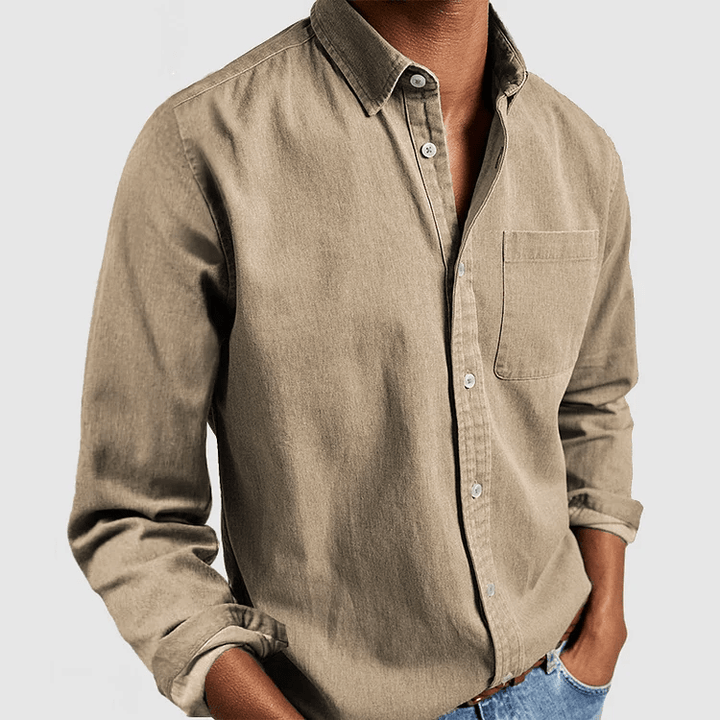 Alex | Button-Down Chest Pocket Mens Smart Casual Shirt
