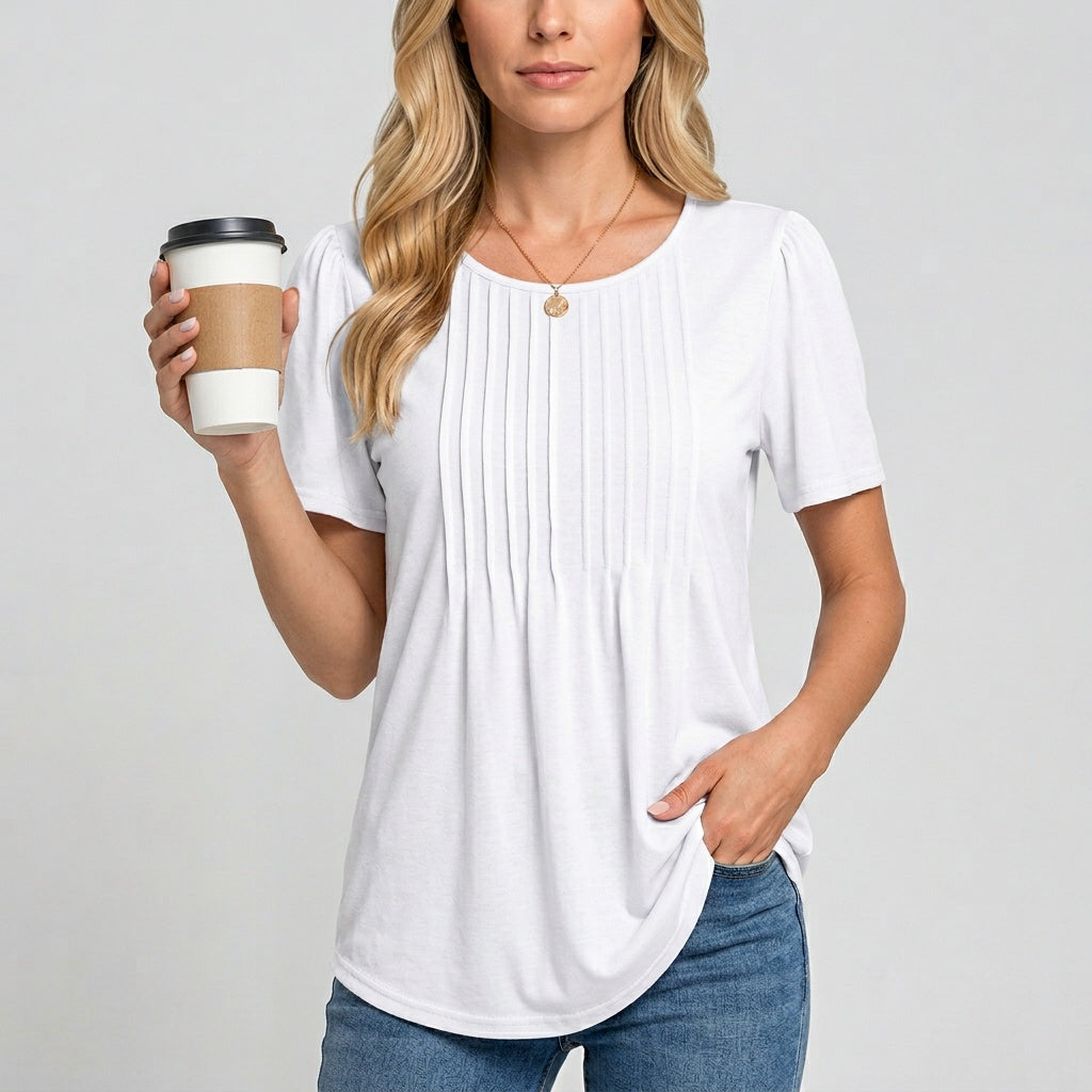 Jardine | Ditsy Floral Print Scoop Neck T-Shirt