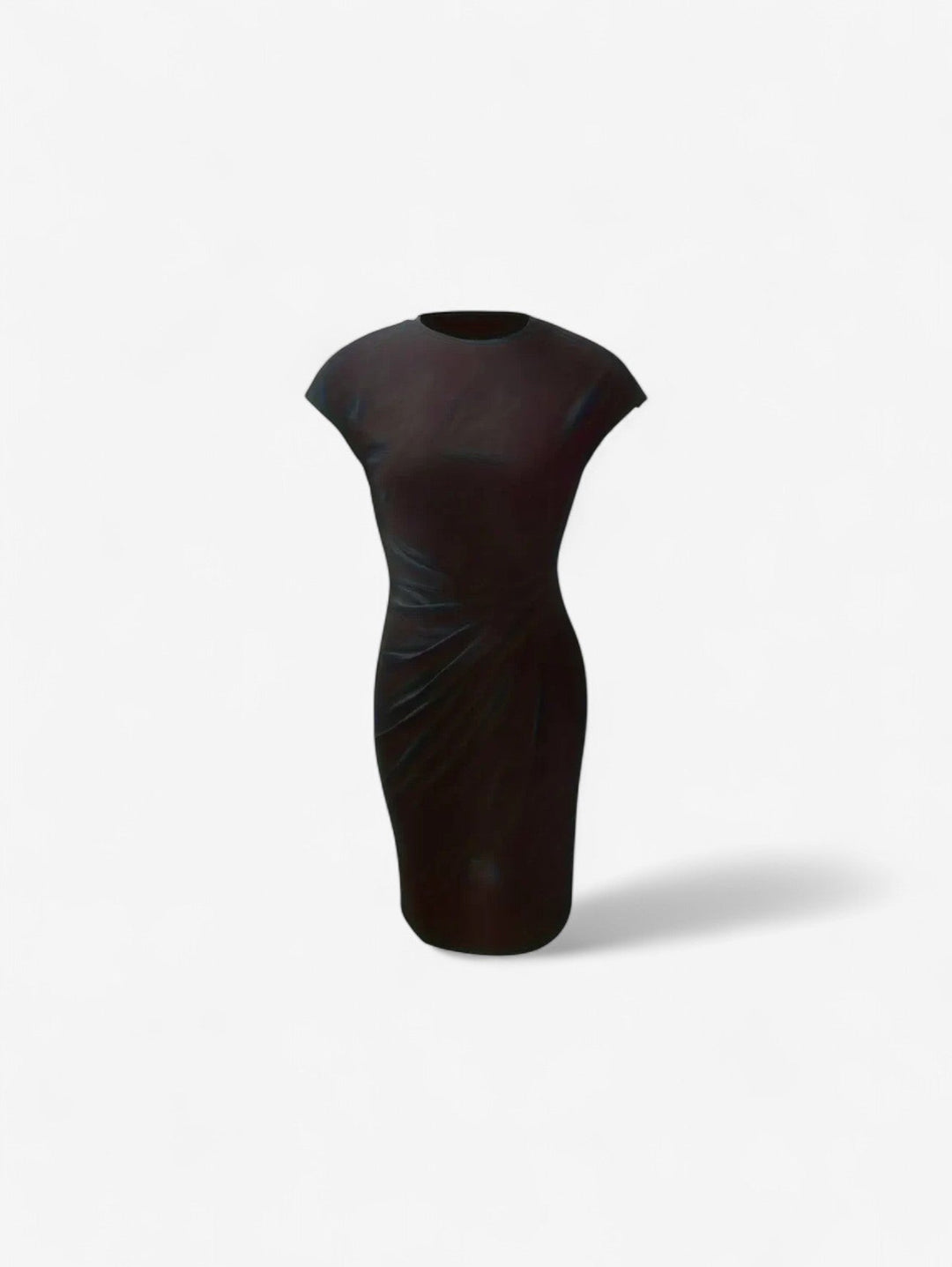 Waverly | Twist-Front Cap Sleeve Formal Dress