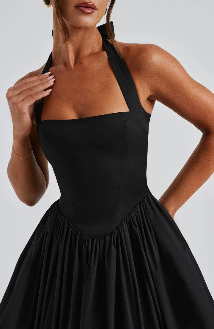 Scarlett | Women's Wedding Guest Dress Halter Tulle Midi