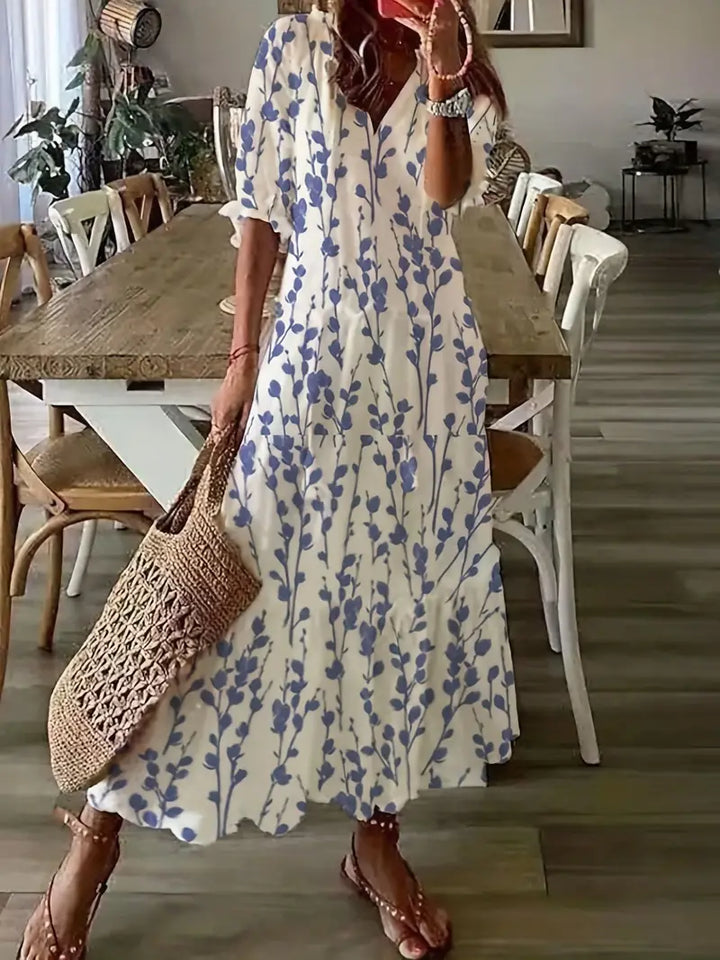 Meadow | Wildflower Print Tassel Tie Summer Dress