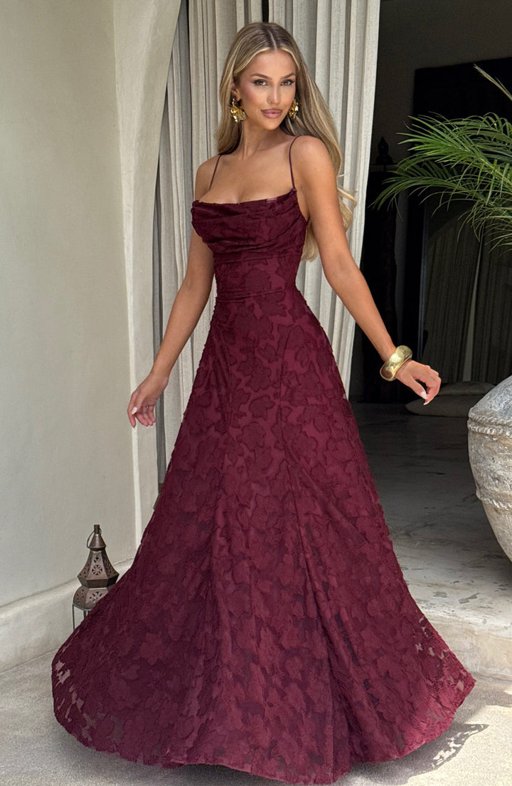 Ottilie | Women's Wedding Guest Dress Floral Lace Maxi