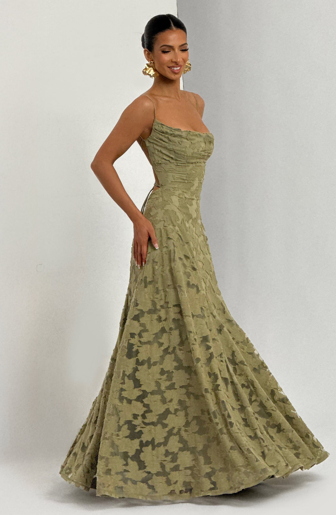 Ottilie | Women's Wedding Guest Dress Floral Lace Maxi