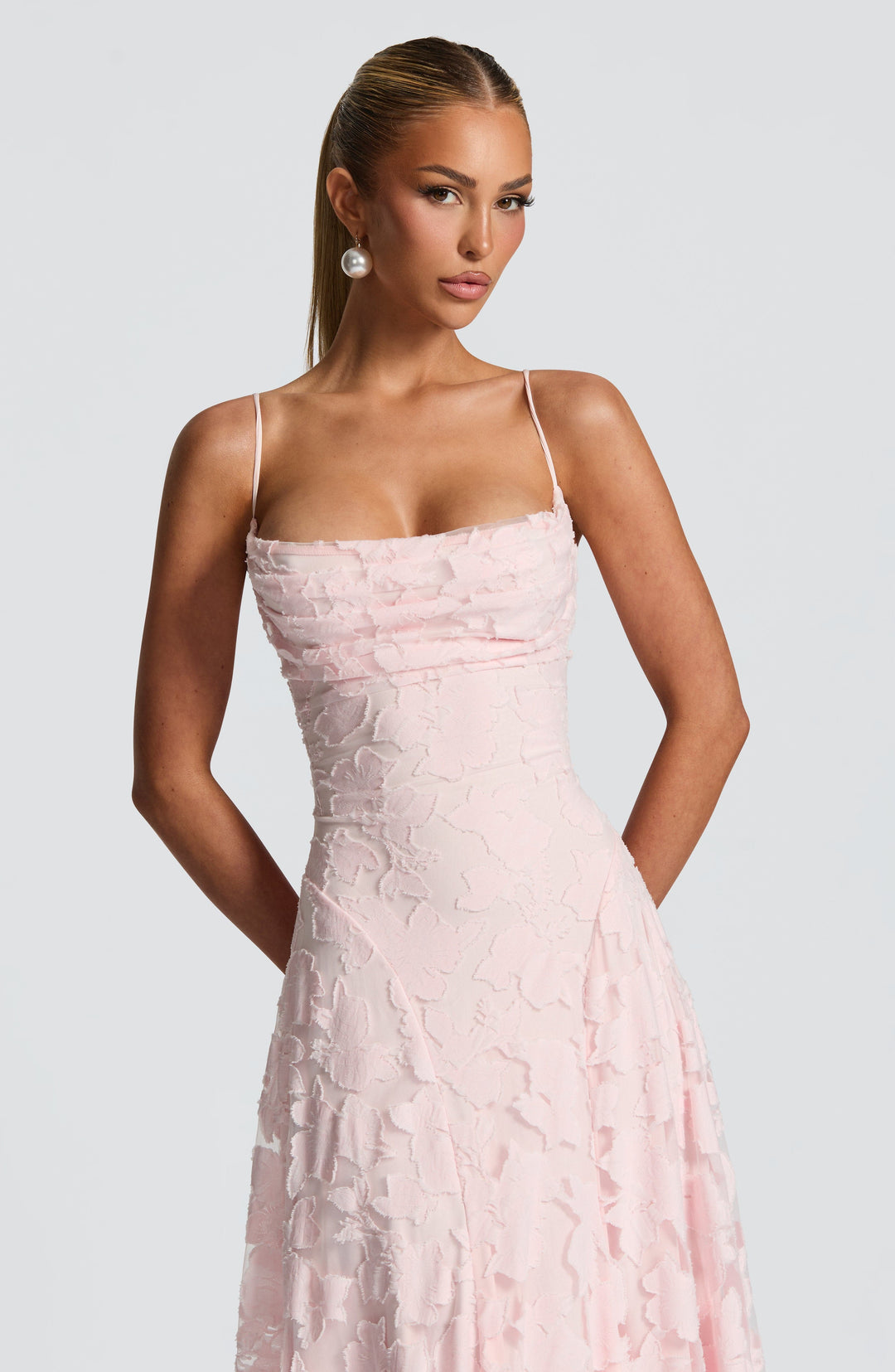 Ottilie | Women's Wedding Guest Dress Floral Lace Maxi
