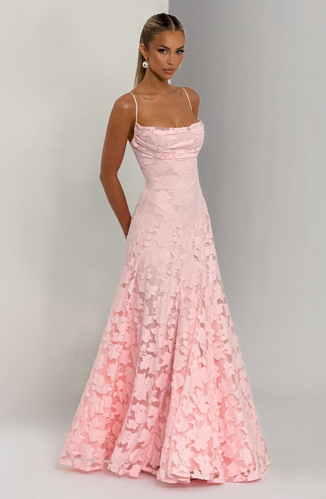 Ottilie | Women's Wedding Guest Dress Floral Lace Maxi